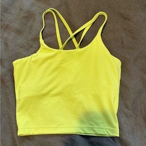 Bright green Blogilates tank